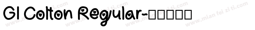 GI Colton Regular字体转换